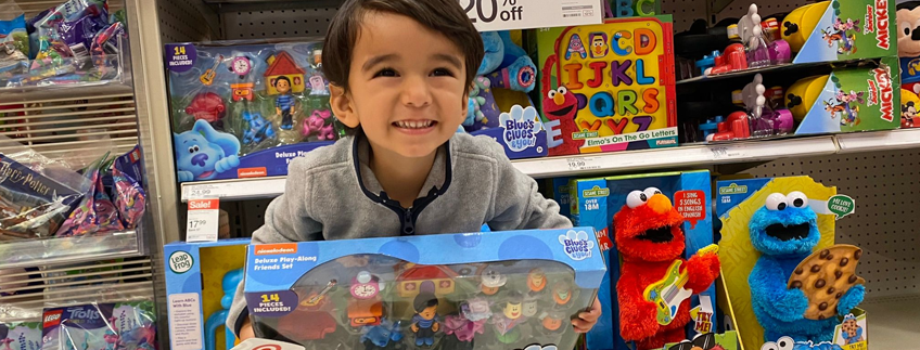 Child Shopping for Toys Child Shopping for Toys