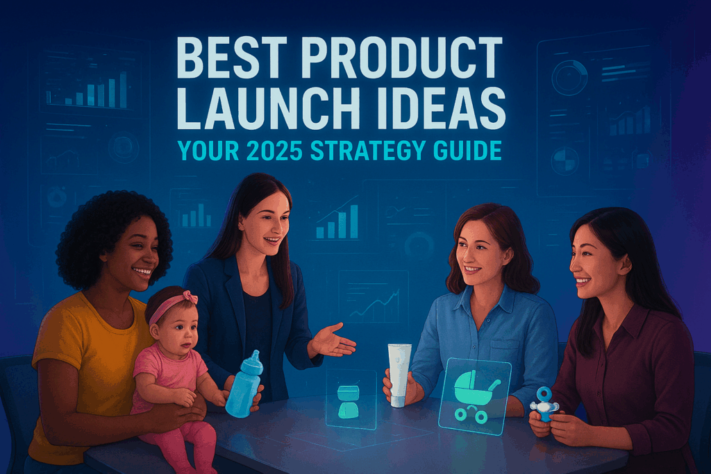 A group of mom influencers discussing a product