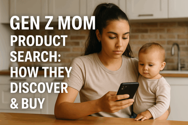 Image 1 A Gen Z mom shopping for products