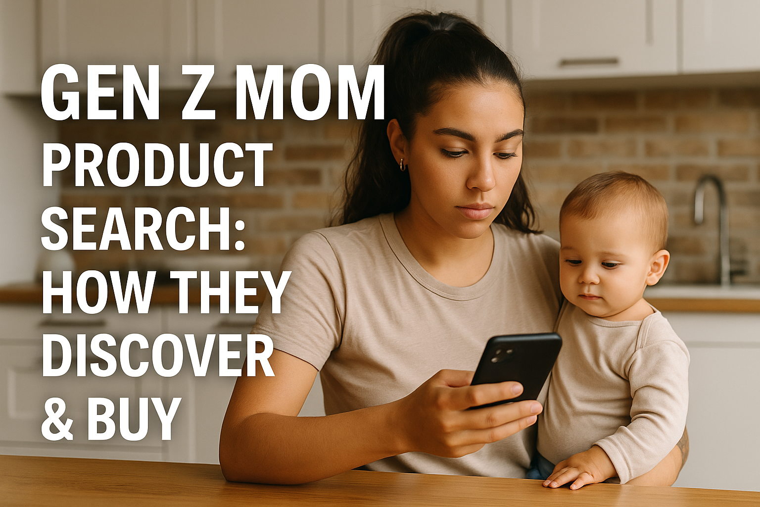 Image 1 A Gen Z mom shopping for products