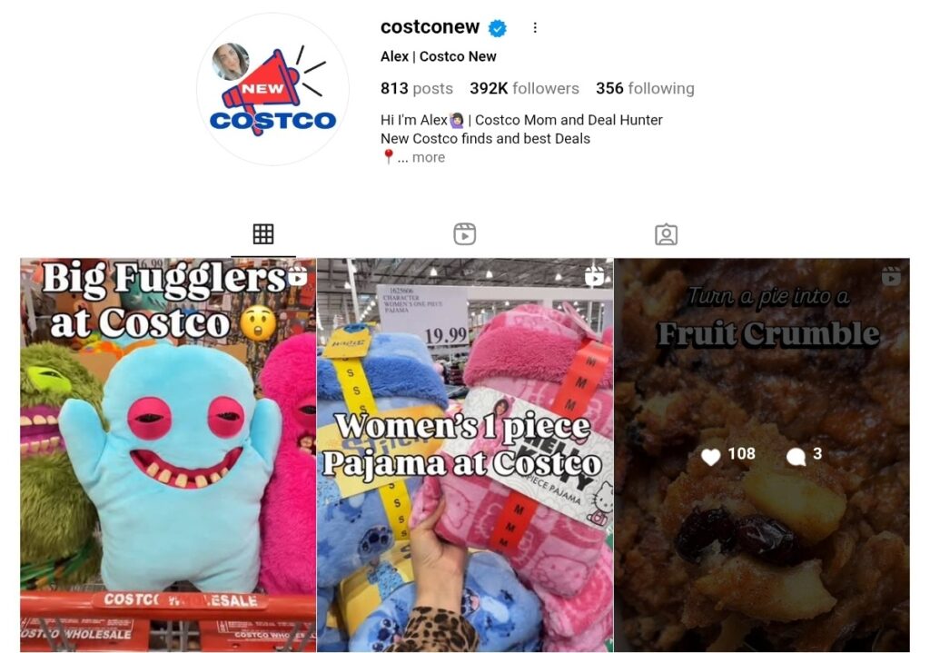 @costconew social media page