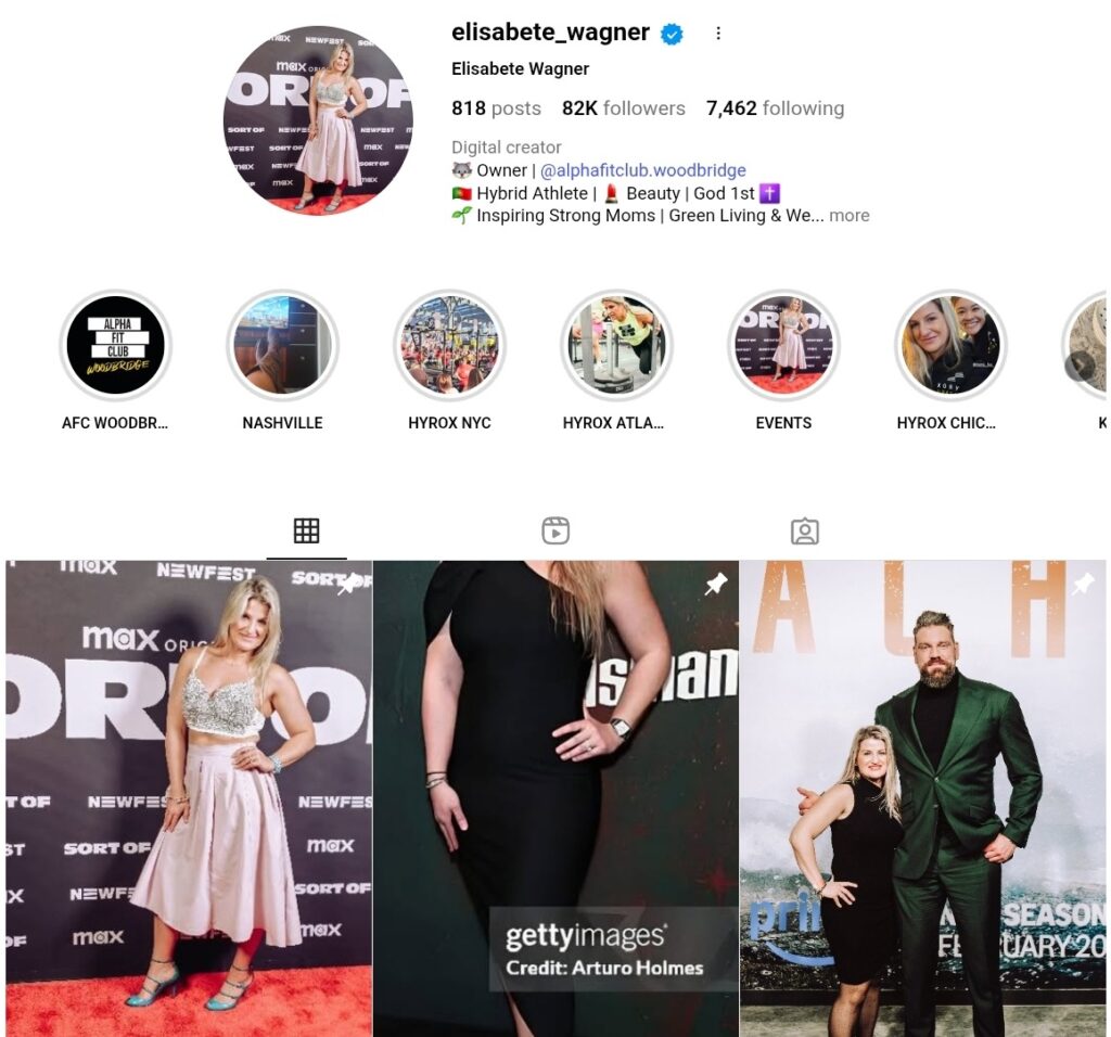 @elisabete_wagner social media page